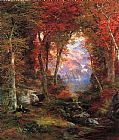 The Autumnal Woods by Thomas Moran